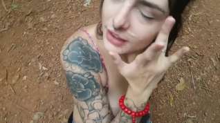 Online film Oral And Facial In A Public Park - Almost Get Caught With Dread Hot