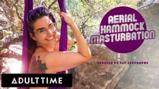 Online film ADULT TIME - Cat Asstrophe's Outdoor Aerial Hammock Masturbation Session