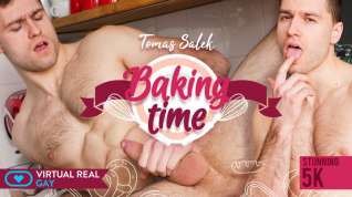 Online film Baking time - VirtualRealGay