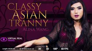 Online film Classy Asian tranny - VirtualRealTrans