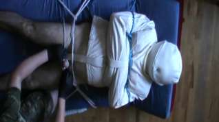 Online film Cbt And Enjoying In The Canvas Straitjacket