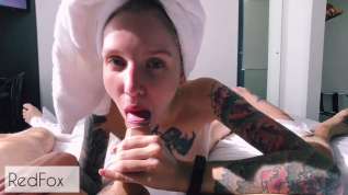 Online film After A Shower, A Tattooed Girl Fucked A Hotel Employee, Deep Bj - Red-Fox