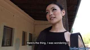Online film Pierced asian babe gets money for having outdoor public sex