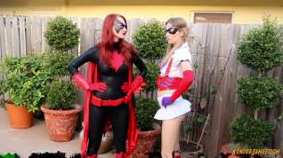 Free online porn Kendra James And Harley Quinn In Vs Batwoman Fight Game