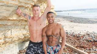 Online film Justin Matthews & Jake Waters in Beach Balls Busting