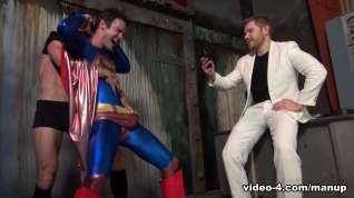 Free online porn Alex Adams & Cameron Kincade & Lance Hart in Superman Double Teamed - ManUpFilms