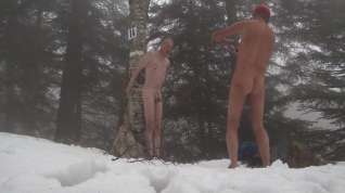 Online film Exhibnunuit: Snow Balls Games And Bondage In Forest