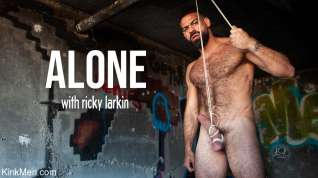 Online film Alone: Ricky Larkin Ties Up His Cock & Balls In An Abandoned Factory - KinkMen