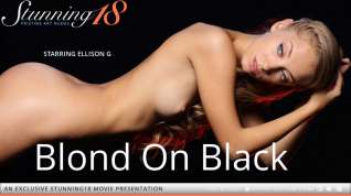 Online film Blond On Black - Ellison G - Stunning18