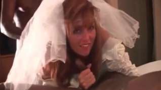 Online film Wife Dressed As A Bride Has A Threesome With 2 Blacks