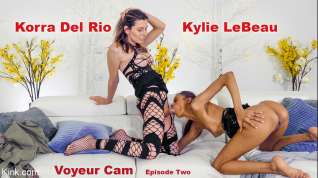 Online film Korra Del Rio & Kylie Le Beau in Voyeur Cam Pt. 2: Kylie Le Beau Sucks And Fucks Roommate Korra Del Rio - KINK