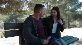 Online film Anal sex on the park bench outside!