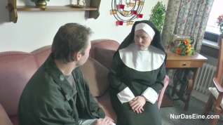 Online film Nasty nun couldnt resist sucking a stiff dick and riding it until she experienced an orgasm