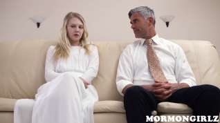 Online film Mormon slut Lily enjoys this mature dick
