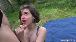 Online film Elena Reve had anal sex in the backyard, on the grass, and liked it a lot