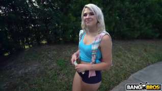 Online film Rhonda Rhound is a sweet blonde who likes to have sex in the back of a van