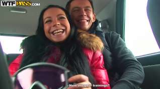 Online film Emmy and Ilya enjoy shagging in the snow