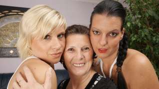 Online film Three Naughty Old And Young Lesbians Do It On The Couch - MatureNL