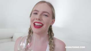 Online film Frisky blonde darling, Rebel Rhyder got two black cocks up her ass at the same time