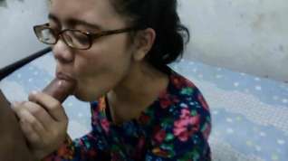 Free online porn Indonesian nerdy girl blowjob and fuck