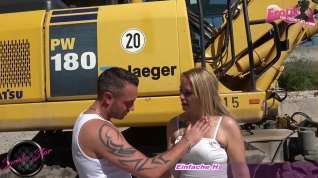 Online film German blonde amateur milf seduced outdoor for creampie