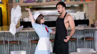 Online film Mason Lear & Claire Tenebrarum in Big Tip For The Waitress - TransAngels