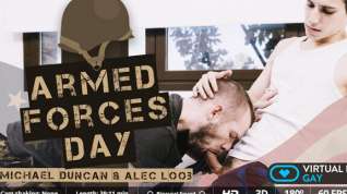 Online film Michael Duncan & Alec Loob in Armed Forces Day - SexLikeReal Gay