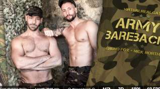 Online film Bruno Fox & Nick North in Army Bareback - SexLikeReal Gay