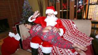 Online film Santa spanked Apatow latina and screwed in her hairy pussy...
