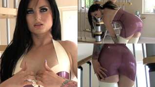 Online film Charlotte Jaques in Pink Dress and Stockings - LatexHeavenVideo