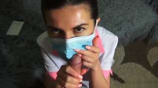 Online film Nurse Gives Blowjob Through Two Masks