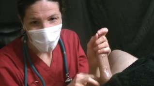 Free online porn ANGRY SURGICAL MASKED LADY NURSE GIVES HANDJOB