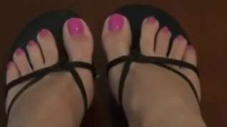 Online film Pretty pink toes in heels get drenched with warm cum