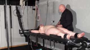Online film Nipple tortured crying fat slaveslut on punishment rack is whipped and tort