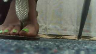 Online film Candid Ebony Feet in Sandals