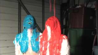 Online film Shaving cream fight