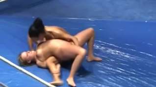 Online film Oil wrestling and sexfight