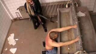 Online film Goth femdom slapping