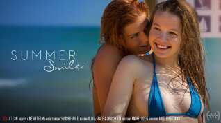 Online film Summer Smile - Chrissy Fox & Olivia Grace - SexArt