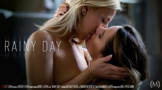 Online film Rainy Day - Nathaly Cherie & Samantha Bentley - SexArt
