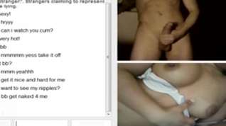 Online film I cum for a horny chick on omegle