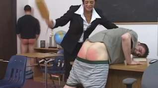 Online film guy spanked by teacher