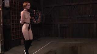 Online film Nasty submissive spanked on the catwalk