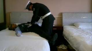 Online film Strong Chinese Police Officers Play with Suit (Little Master & Slave)