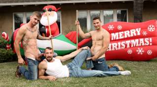 Online film Ryan Jordan & Spencer Laval & Johnny B in Christmas Wish Cum True - NextdoorWorld