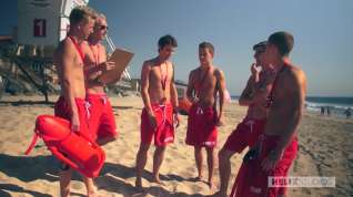 Online film Blake Mitchell & Joey Mills in Lifeguards - Bustin' Beach Bums - HelixStudios