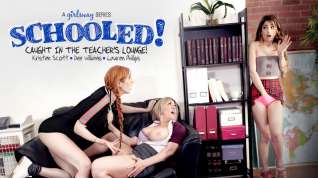 Online film Kristen Scott & Lauren Phillips & Dee Williams in SCHOOLED: Caught In The Teacher's Lounge - GirlsWay