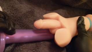 Online film Sex Toy Doll Fingering and Dildo Penetration Stomach Bulging