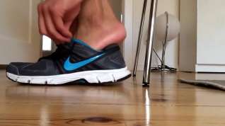 Online film Sneaker Strip And Foot Tease -
