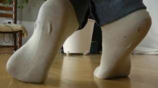 Online film Ballerina Dirty White Socks Posing